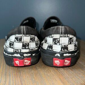 VANS Era Stacked Checkerboard Slip On Canvas Shoes